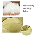 thumbnail image 7 of Square Thicken Floor Cushion,Cotton Linen Thick Meditation Pillow ,22x22 Inch,Green, 7 of 7