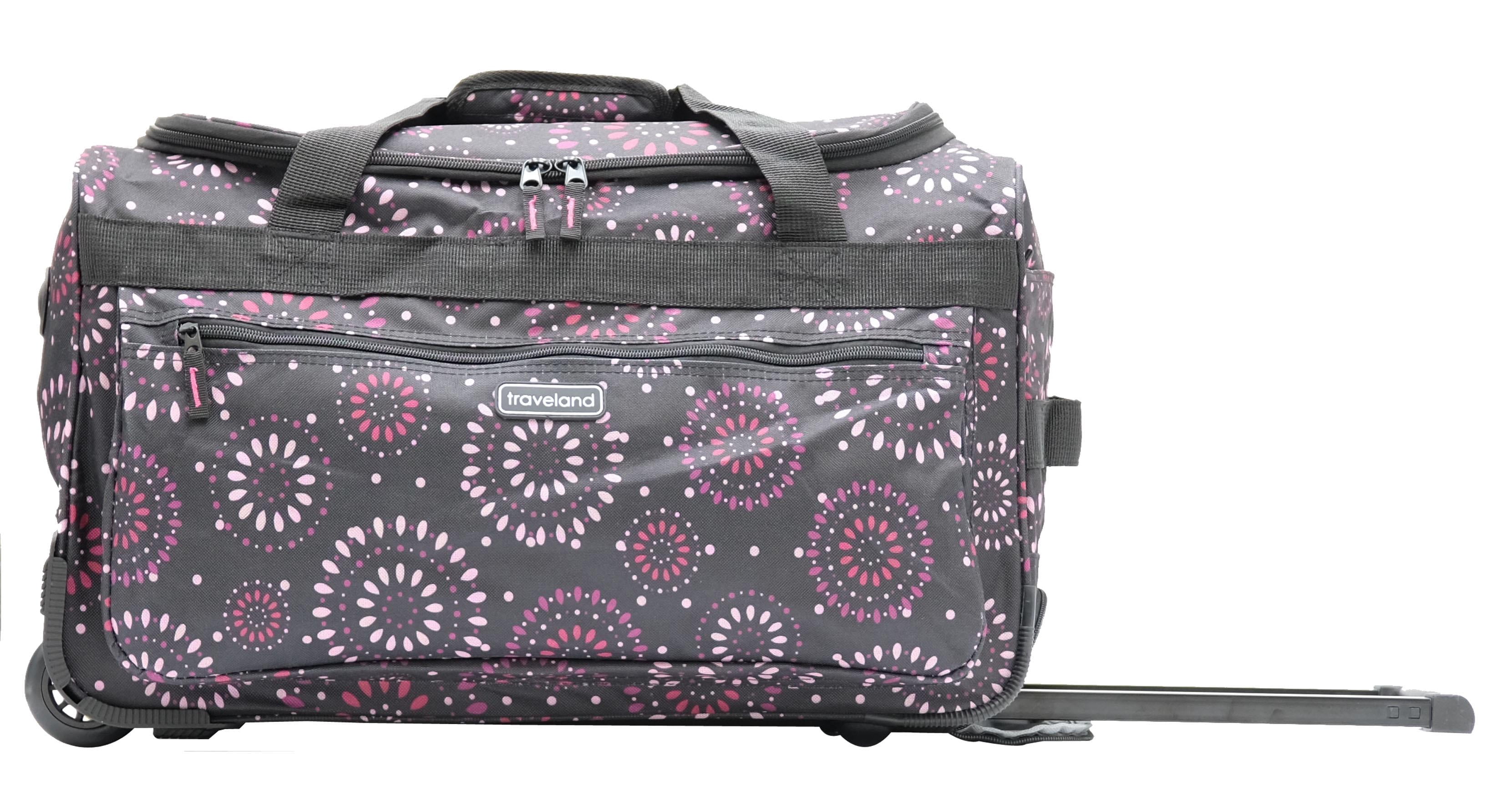 21" MULTI-POCKETS ROLLING DUFFEL BAG-FIREWORKS