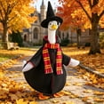 thumbnail image 5 of Gryffindor Themed 23 inch Porch Goose Outfit Set, Exclusive Festival Decorative Costume, Creative Outdoor Courtyard Ornament, Clothing Only without Goose Decoration for Lawn Display, 5 of 7