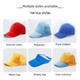 thumbnail image 4 of Gorra de béisbol con visera bordada estampada, gorra de viaje para estudiantes voluntarios, gorra para el sol, 4 of 4