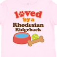thumbnail image 4 of Inktastic Rhodesian Ridgeback Loved By A (Dog Breed) Boys or Girls Toddler T-Shirt, 4 of 5