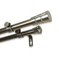 thumbnail image 2 of InStyleDesign  Leo Adjustable Double Curtain Rod satin nickel 28 to 48 inches Satin, Nickel Finish, Silver Finish, 2 of 5