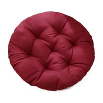 Round Thick Seat Cushion 16x16 Inch Office Chair Pad Memory Foam Support Home Decor All-Season Use