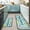 Blue-easter Eggs, variant on Evil Eye Kitchen Rugs Set 2Pcs Psychedelic Non Slip Kitchen Floor Rugs and Mats Waterproof Comfort Kitchen Standing Runner Rug Carpets for Kitchen Home Living Room Decor 17"x48"+17"x24"