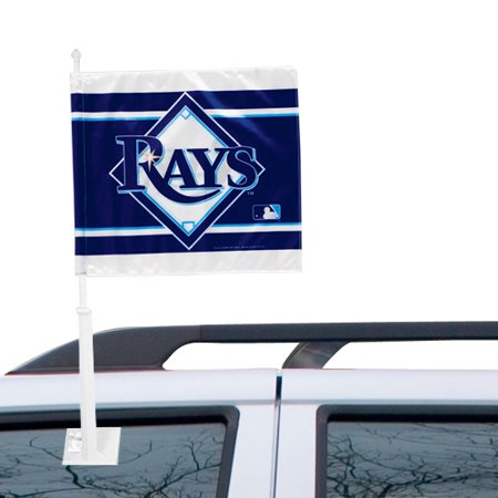 WinCraft Tampa Bay Rays Double-Sided Car Flag - Navy Blue - No Size