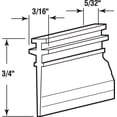 thumbnail image 2 of Prime Line Joints de Fond de Porte de Douche Products M6040, 2 of 2