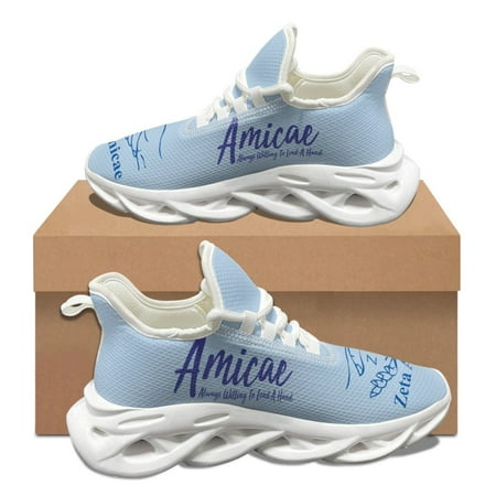 

Friends of Zeta Design Women Non-slip Mesh Swing Sneakers Zeta Amicae Comfortable Platform Shoes Ladies Running Shoes Zapatos