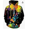 thumbnail image 1 of Hommes Femmes Unisexe Chandail à Capuche Imprimé 3d Mode Adulte Cool Animal Chandail, 1 of 2