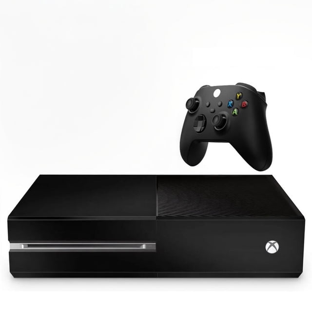 Xbox One Video Game Console 500GB Bundle with RetroFam controller - Refurbished