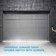 thumbnail image 6 of 4Pcs Universal Garage Door Opener Switch 41A4166 Lighted Wall Mounted Push Button Black with White Center, 6 of 6