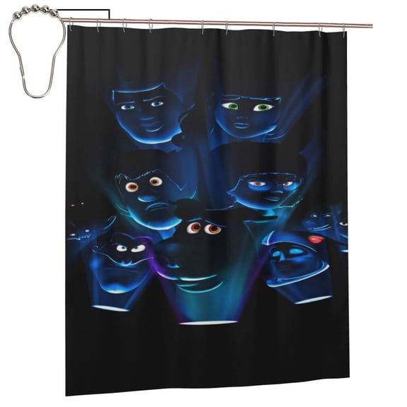 Scooby Doo Shower Curtain, Lovely Cartoon Shower Curtains Set for Kids Boys Girls College Dorm Bathroom, Waterproof Restroom Bathtub Decor Accessories with 12 Hooks 60"X72" Iron