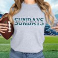 thumbnail image 2 of WEAIXIMIUNG Sweatshirts pour Femmes Sans Capuche avec Poches Sweatshirt à Manches Longues Col Rond Graphique, 2 of 4