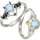 thumbnail image 5 of 2pcs pareja anillos Angel y diablo anillos de juego de anillo de San Valentín regalo de San Valentín, 5 of 5