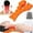 Orange, variant on Therapoint Trapezius Massager Neck and Shoulder Tool Trigger Point Stretcher for Muscle Relaxation Deep Tissue Massage