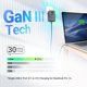 thumbnail image 2 of Adaptador de viaje MINIX TP170 170 W GaN III con 3 USB-C y 1 USB-A, 2 of 6