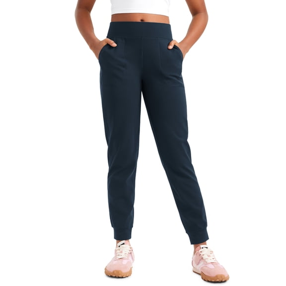 CRZ YOGA Girls Butterlift Athletic Joggers Active Running Casual Lounge High Waist Pants with Pockets Kid Teen