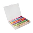 thumbnail image 1 of Rongfmy 36 Pcs Fils de Bobine de Machine à Coudre pour Rouleau Machine Fournitures d'Artisanat Tricot StyleA, 1 of 8