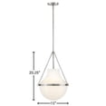 thumbnail image 3 of 46897PN Hinkley Lighting Collins - 12W 1 LED Medium Pendant-20.25 Inch Tall and 15 Inch Wide, 3 of 10