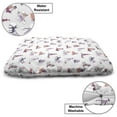 thumbnail image 3 of Dog Lover Pet Bed, Continuous Colorful Doodle Drawing Funny Pattern of Pet Owners Graphic, Chew Resistant Pad for Dogs and Cats Cushion with Removable Cover, 24" x 39", Multicolor, by Ambesonne, 3 of 4