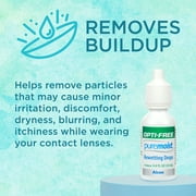 (3 pack) Opti-Free Puremoist Rewetting Eye Drops for use as needed throughout the day, 0.4 fl. oz.