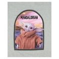 thumbnail image 6 of Star Wars Boy's The Mandalorian Baby Yoda Robe Design Graphic T-shirt, 6 of 6