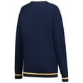 thumbnail image 3 of Unisex Uscape Apparel Navy Notre Dame Fighting Irish Renew Knit Vintage Retro Sweater, 3 of 3