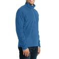 thumbnail image 4 of Mafoose Men's Long Sleeve Microfleece 1/2-Zip Pullover Light Royal Medium, 4 of 5
