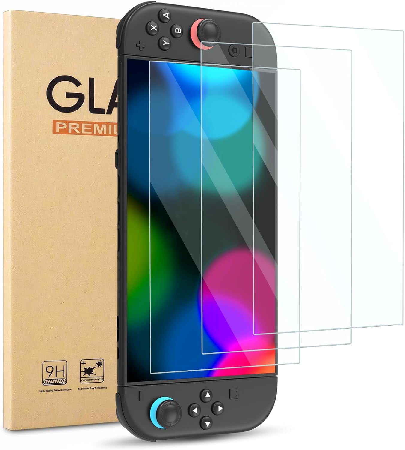 Verre Trempé Tempered Glass Pour Nintendo Switch 2 - Neuf Sous Film - EAN 3328170304344
