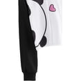 thumbnail image 3 of Sudaderas con estampado de panda lindo para mujer Sudadera con capucha con cordón Sudadera con capucha de manga larga Top corto Xemadio WMZY-682-3, 3 of 5