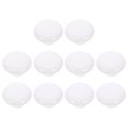 thumbnail image 5 of RENACLIPY Set of 10 White Ceramic Round Decorative Dresser Knobs for Cabinets and Drawers, 5 of 5