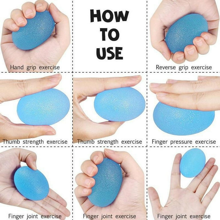 Wamans 1Pc Hand Grip Strength Trainer Stress Ball Stress Balls Adults And Kids Hand Squeezer Grip Strength Stress Ball Pack Squeeze Ball Stress Balls Bulk Walmart