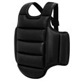 thumbnail image 3 of Protectores de pecho de karate para adultos engrosados, protectores de doble cara elásticos suaves para entrenamiento de boxeo para niños, 3 of 6