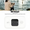 thumbnail image 4 of GJX Portable Wifi Hotspot for Travel, Mobile Wifi Hotspot for Travel, 4G LTE Mobile WiFi Hotspot with SIM Card Slot Up To 10 Users Portable Wifi Hotspot for Africa Middle Eastern for Travel, 4 of 4