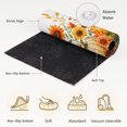 thumbnail image 5 of Hallway Runner Rug 2'x6', Orange Pumpkins Fall Kitchen Runner Rugs Non-Slip Carpet Mats, Thanksgiving Botanical Sunflower Autumn Bedside Rugs Runners Washable Floor Carpet for Bathroom Laundry Room, 5 of 7