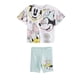 thumbnail image 3 of Camiseta de manga corta con estampado completo de Minnie para niñas, conjunto de ropa de verano, camiseta de Disney a la moda, trajes informales para niños pequeños, 2 piezas, 3 of 5