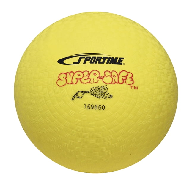 Sportime SuperSafe Foam Playground Ball, 10", Yellow