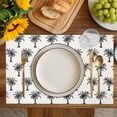 thumbnail image 4 of Palm Tree Placemats Set of 6, Farmhouse Summer Botanical Green Tropical Plants Placemats for Dining Table, Place Mats for Kitchen Tabletop, Waterproof Wipeable Dining Table Mats Set, 4 of 9