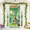 thumbnail image 2 of CASAFUN Easter Bunny Door Banner Easter Bunny Door Cover Wreath Egg Easter Door Banner Accessory Hanging Banner Sign Decoration for Happy Easter Party Favors, 2 of 6