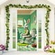 thumbnail image 1 of Cortina de Pascua para puerta | Tela de poliéster grande de 180 x 89 cm | Decoración festiva multicolor | Material grueso y duradero | Ideal para puertas, paredes y fiestas en el jardín | Fácil de, 1 of 6