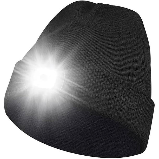 Linterna frontal LED, luz impermeable, faros cálidos de invierno, regalos para hombres y mujeres, ciclismo, camping, senderismo, gorros al aire libre recargables Rojo Verde Cocina, Decoración y Otros
