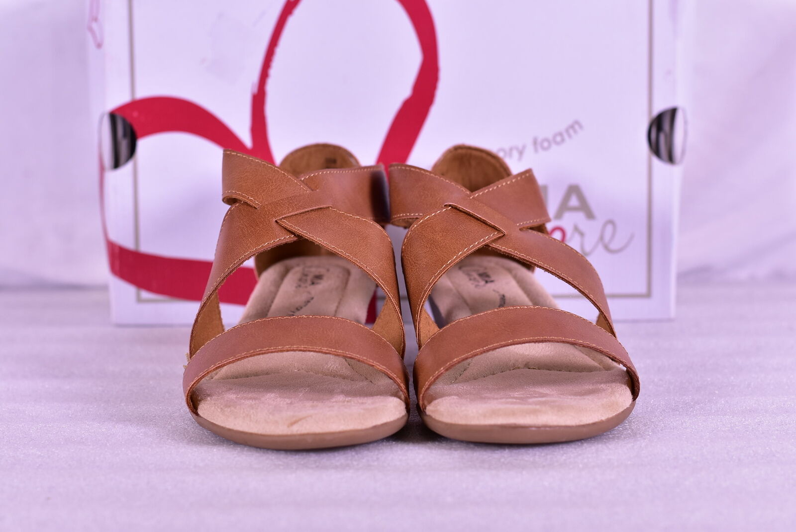 mia amore memory foam sandals