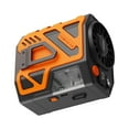 thumbnail image 4 of Mini ventilador portátil de cintura, 5 velocidades, multifuncional, USB con cable de datos, ventilador portátil Naranja, 4 of 9