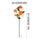 thumbnail image 3 of Estaca de jardín solar con lámpara de hierro y diseño de mariposa, luz decorativa para exteriores en jardín, patio, macizo de flores, resistente a la intemperie, 81.5 cm, 3 of 8