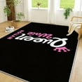 thumbnail image 3 of 1PC Stylish Letter Print Area Rug Local Carpet, Lightweight Washable Easy-to-Care Carpet Mat Festival Gift, Suitable for Bedroom, Living Room, Office, Balcony, Corridor, Room Accessones, 3 of 10