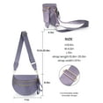 thumbnail image 3 of Pure Colour Crossbody Bag Bum Bag for Women,Spacious Wallets Purses Chest Belt Bum Bag,Oversized Bum Bag, 3 of 6