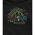 thumbnail image 3 of Instant Message - Ufo In The Sky - Toddler and Youth Pullover Fleece Hoodie, 3 of 6