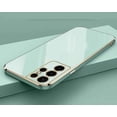 thumbnail image 5 of Compatible with Galaxy S21 Ultra Case Cover Cute Full Camera Lens Protection & Electroplate Shockproof Bumper Case TPU Protective Phone Cases for Samsung Galaxy S21 Ultra 5G 6.8"-Black, 5 of 8