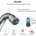 thumbnail image 4 of Grifo de pared cromado para ahorrar espacio, grifo marino con diseño plegable y burbujeador oculto que garantiza un flujo de agua limpio y suave, 4 of 5