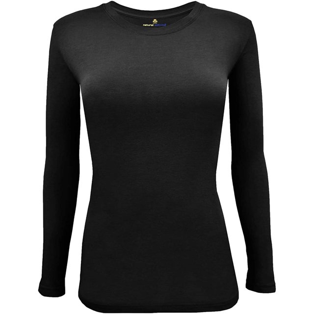 Women's Under Scrub Tee Crew Neck Long Sleeve T-Shirt