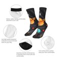thumbnail image 3 of Fuzoiu Solar System Paper Art Print Kids Socks For Boys Girls,Grip Crew Socks with Non Slip,Lightweight Stretch Crew Socks,Toddlers Crew Boot Socks, 3 of 5